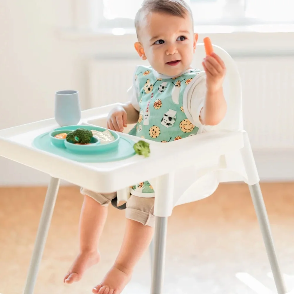 BapronBaby Mint Cookies & Milk Baby Bib